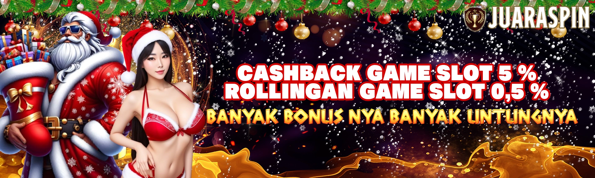 Cashback 5% dan Rolingan Slot 0.5% buat main makin untung di semua game favoritmu.