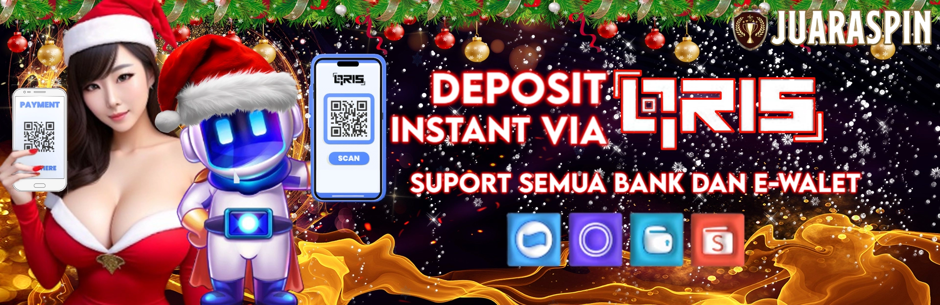 Deposit via QRIS Langsung Masuk, Tanpa Nunggu di Juaraspin